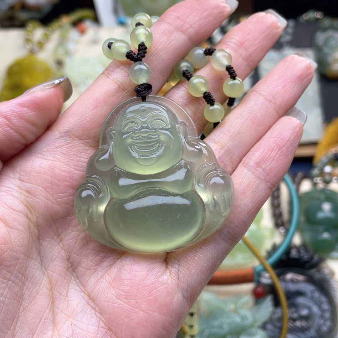 蛇纹石玉颈饰未镶嵌