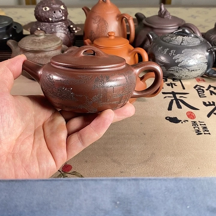 茶壶紫砂紫砂的微瑕