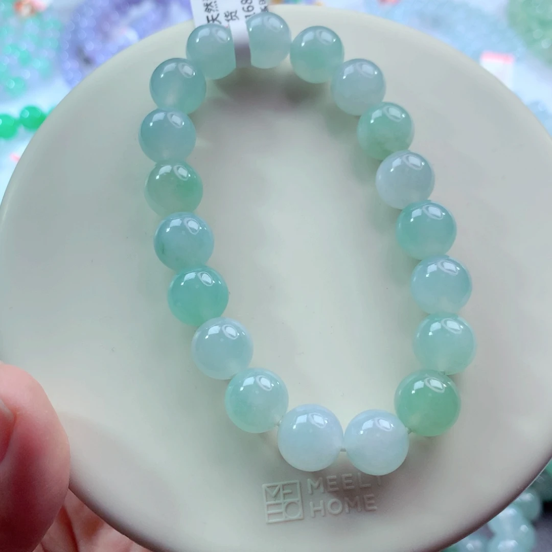 翡翠未镶嵌手链卡10.3