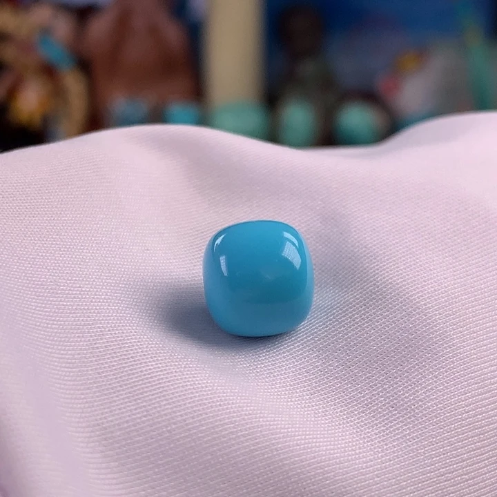 绿松石未镶嵌珠宝奇石10.7x10mm