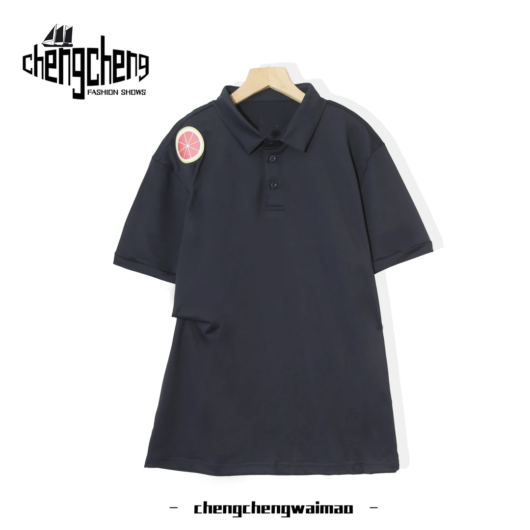 男女同款简约通勤Polo领休闲百搭夏季宽松透气运动风T恤PA-N362