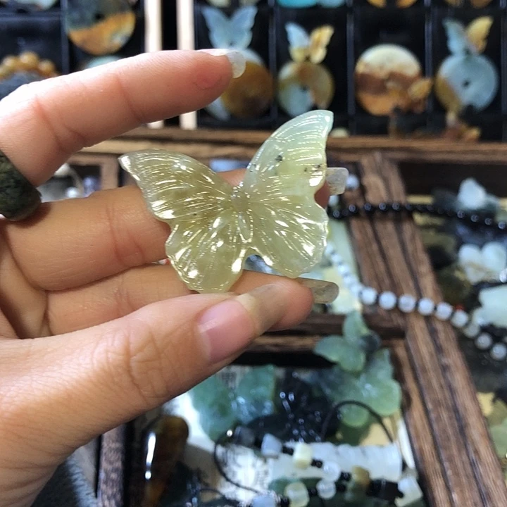 岫玉未镶嵌岫玉挂件