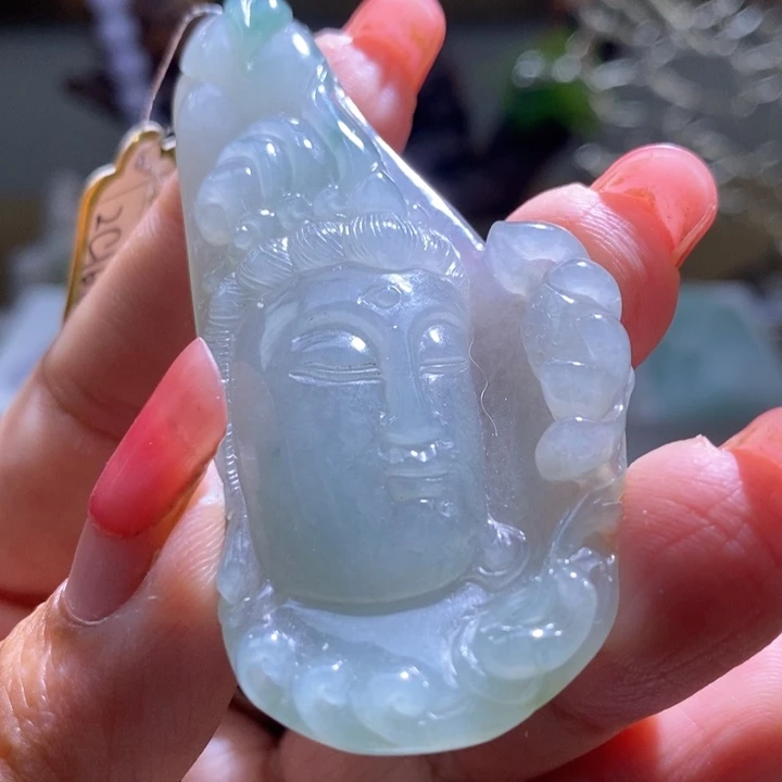 【闪购商品】翡翠未镶嵌颈饰观音头