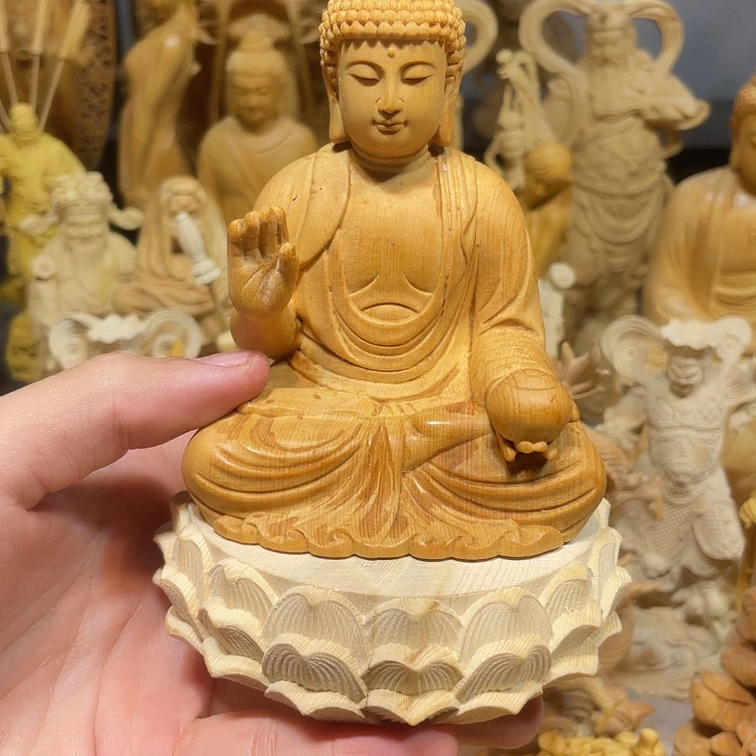 黄杨木瑕疵如来佛