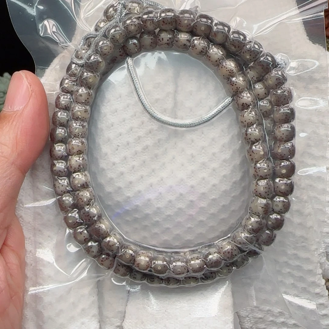 星月菩提手串?****?灰冰108-7*6