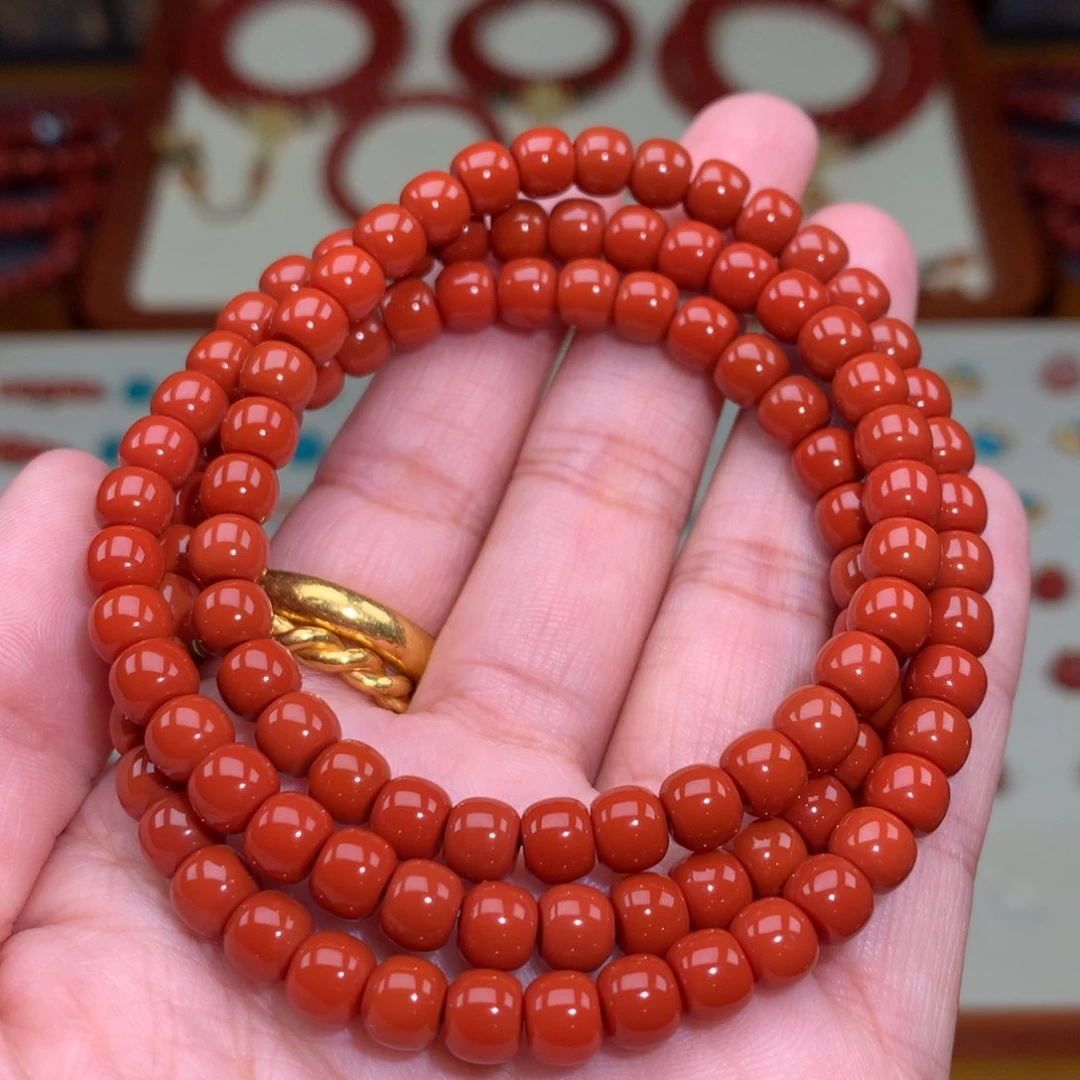 南红玛瑙未镶嵌颈饰