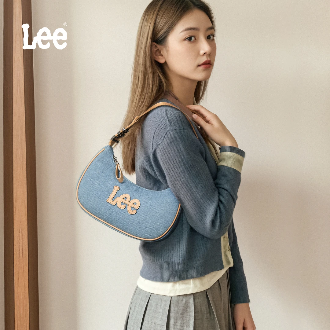 Lee官方腋下包新款女士百搭通勤包休闲简约单肩包时尚包包女款