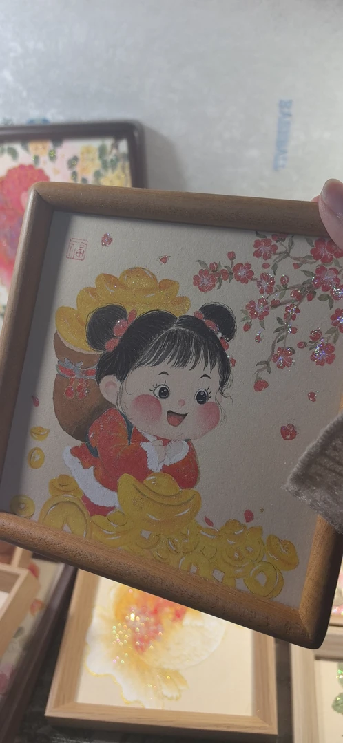 金元宝女孩，送财童女
