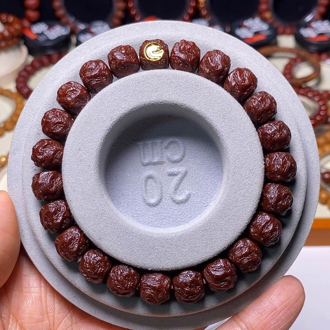 猴头核桃手串牛油膏机刷龙蛇之变尺寸10+