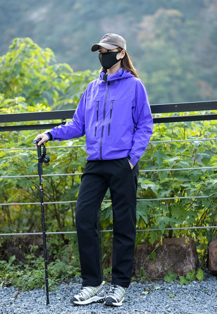 秋冬户外防风直筒运动时尚百搭防风加绒保暖男女同款宽松休闲裤男