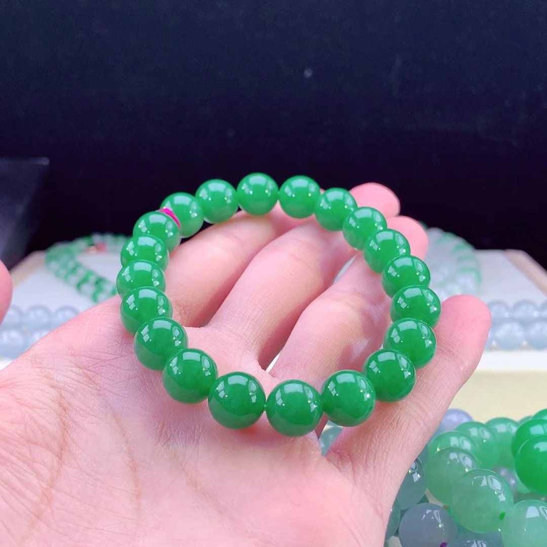 翡翠手链未镶嵌卡10mm