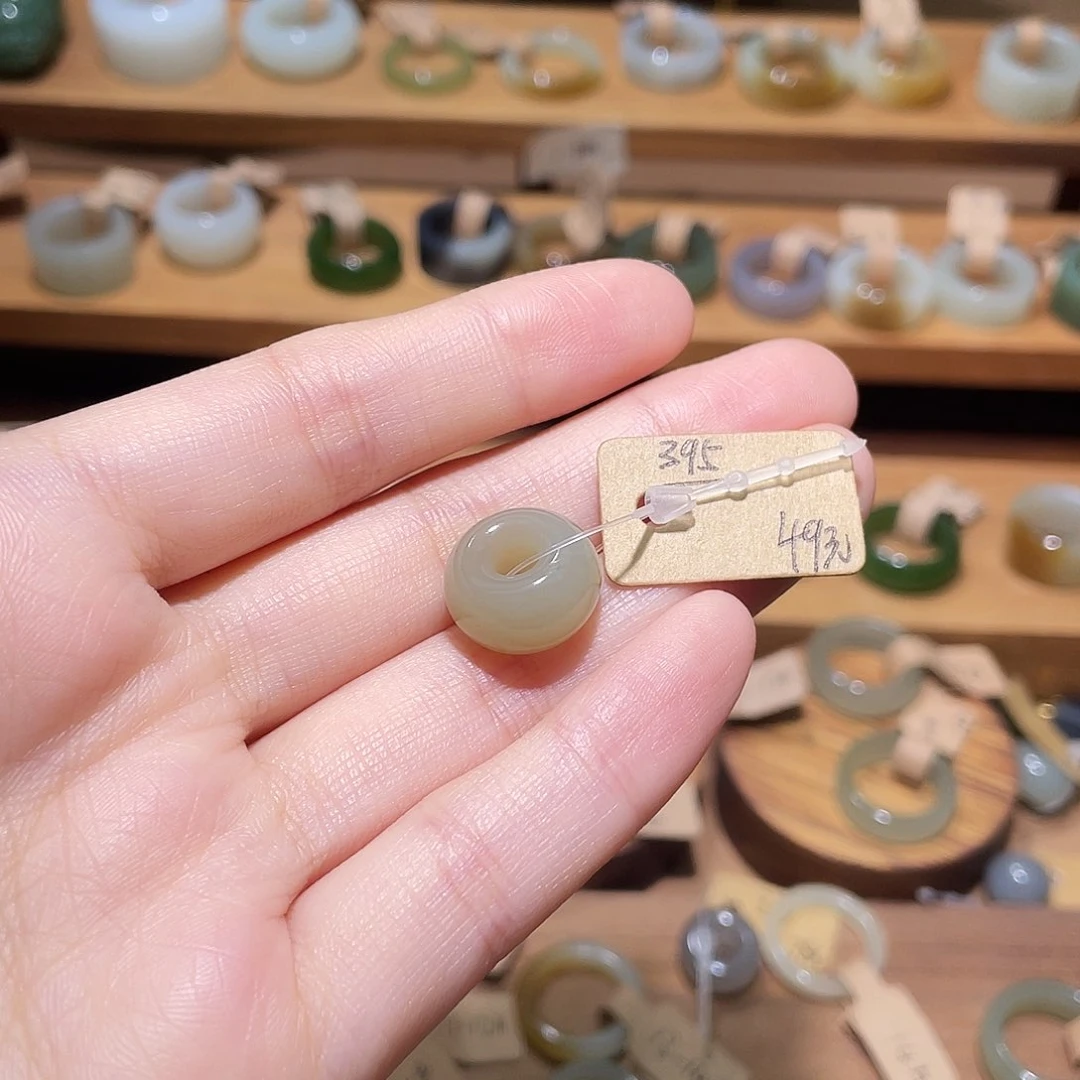 和田玉戒指未镶嵌395