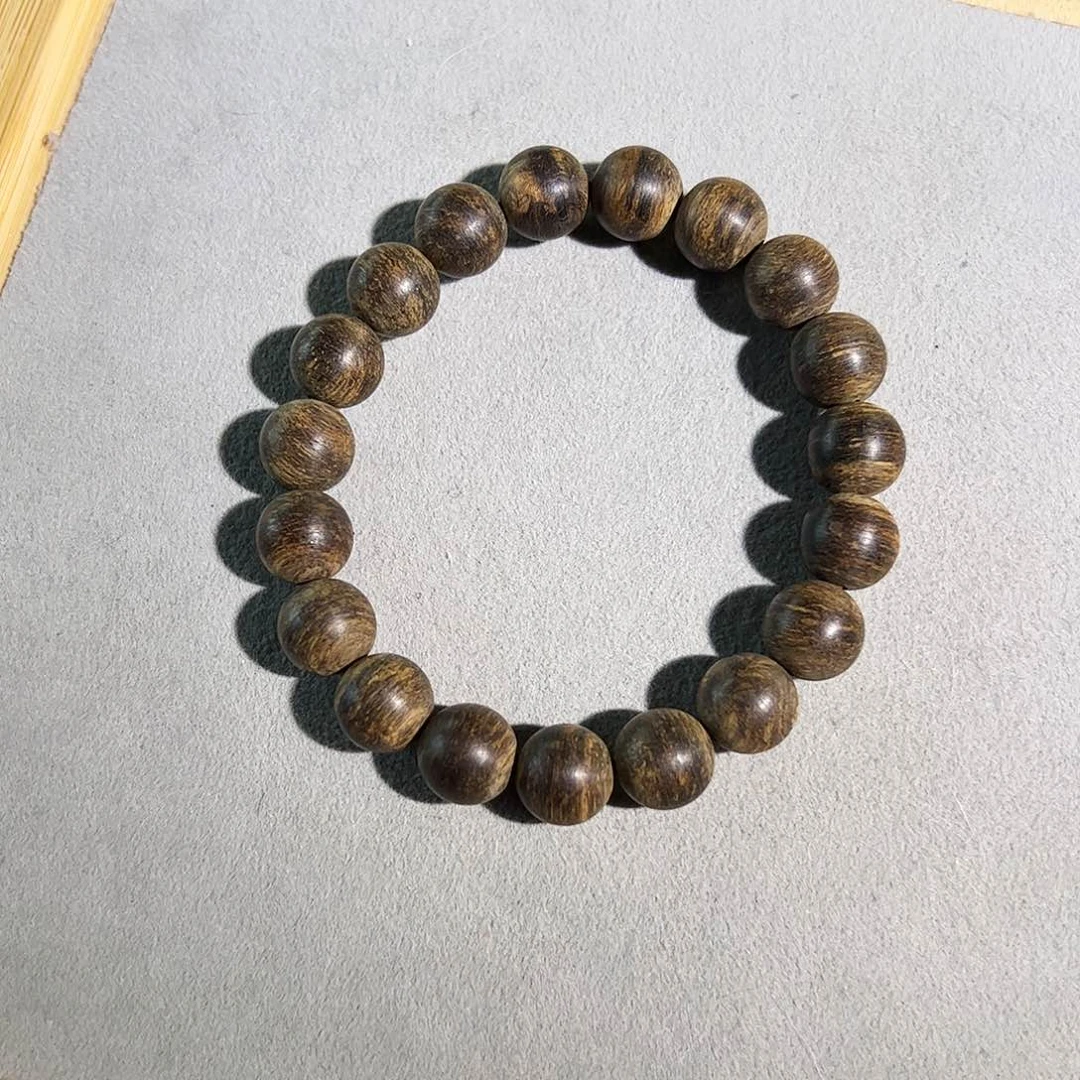 手串沉香天然达拉干全品相老料1.0单圈 沉水级 一闻即爱