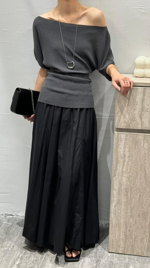 慢慢[351-400]2025春夏新款高级显瘦气质百搭连衣裙7.17