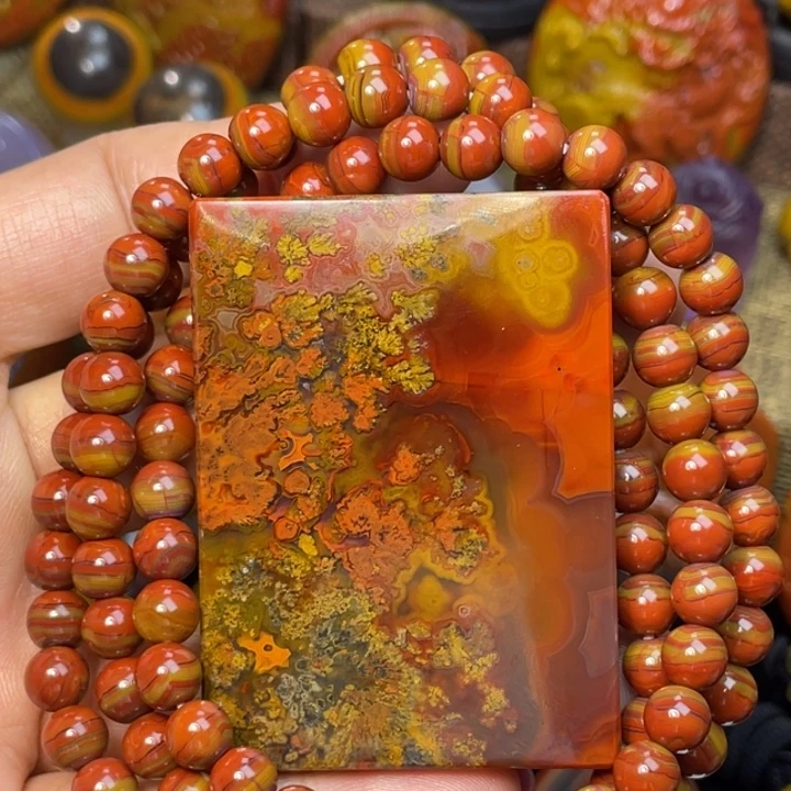 玛瑙/玉髓足银镶嵌珠宝奇石品质平安无事，拍1999送108粒