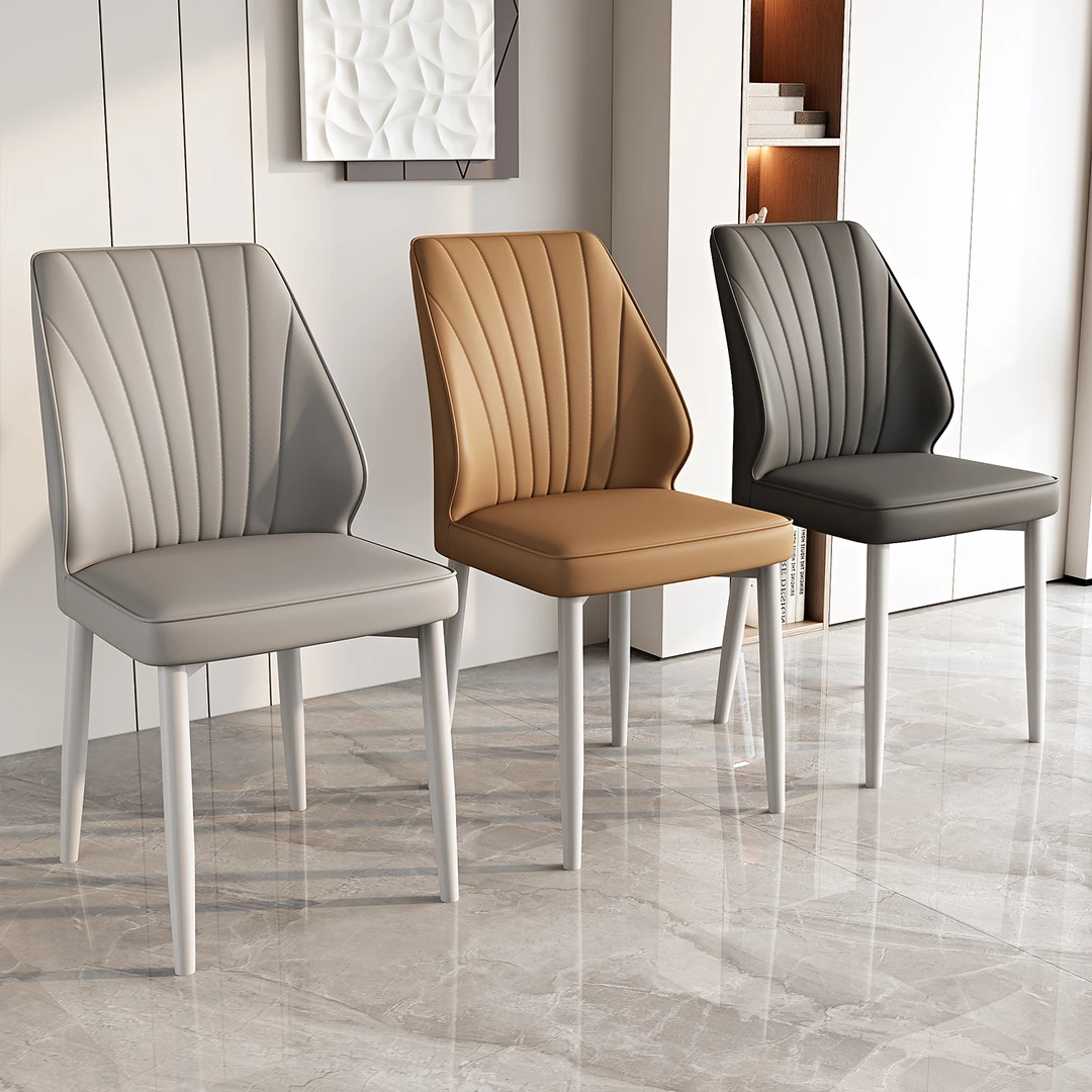 北欧轻奢餐椅简约现代家用靠背椅餐桌椅洽谈椅凳子酒店椅棋牌椅子