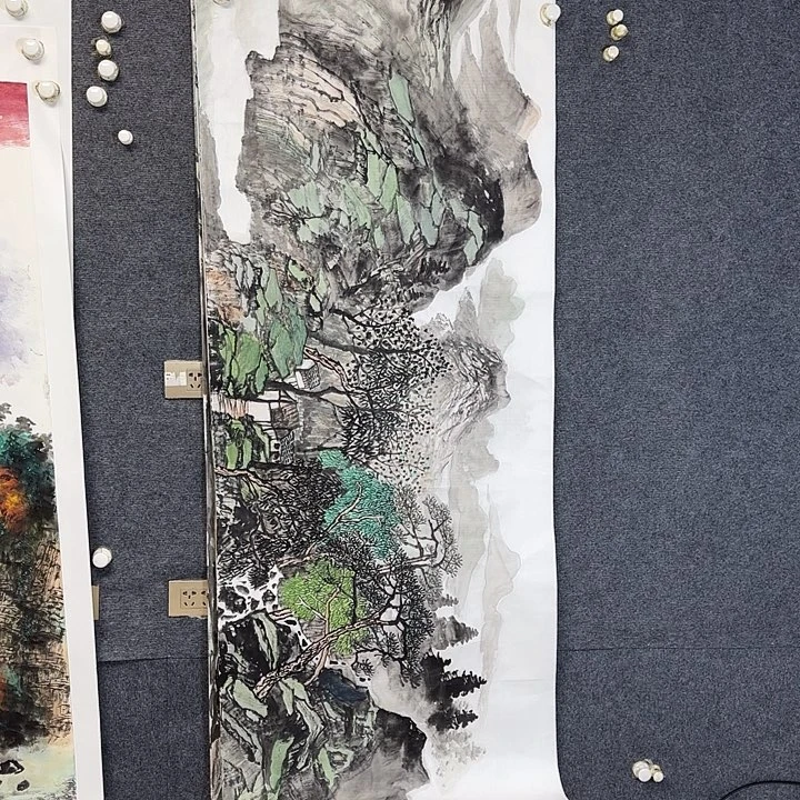 国画国画山水作品