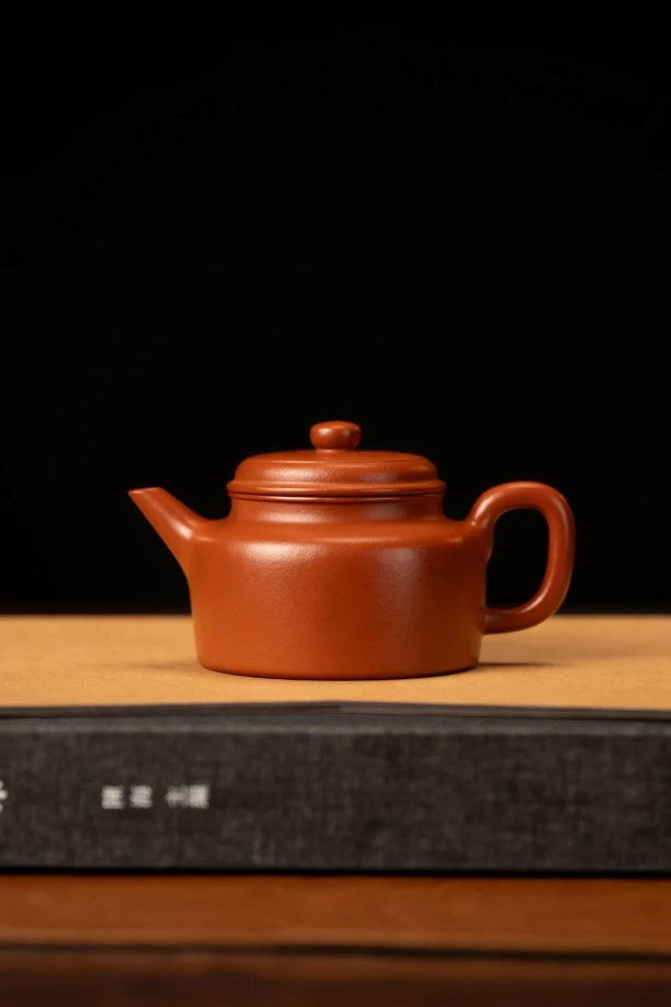 柿园 吴界明弟子 范婷《德钟》朱泥紫砂壶