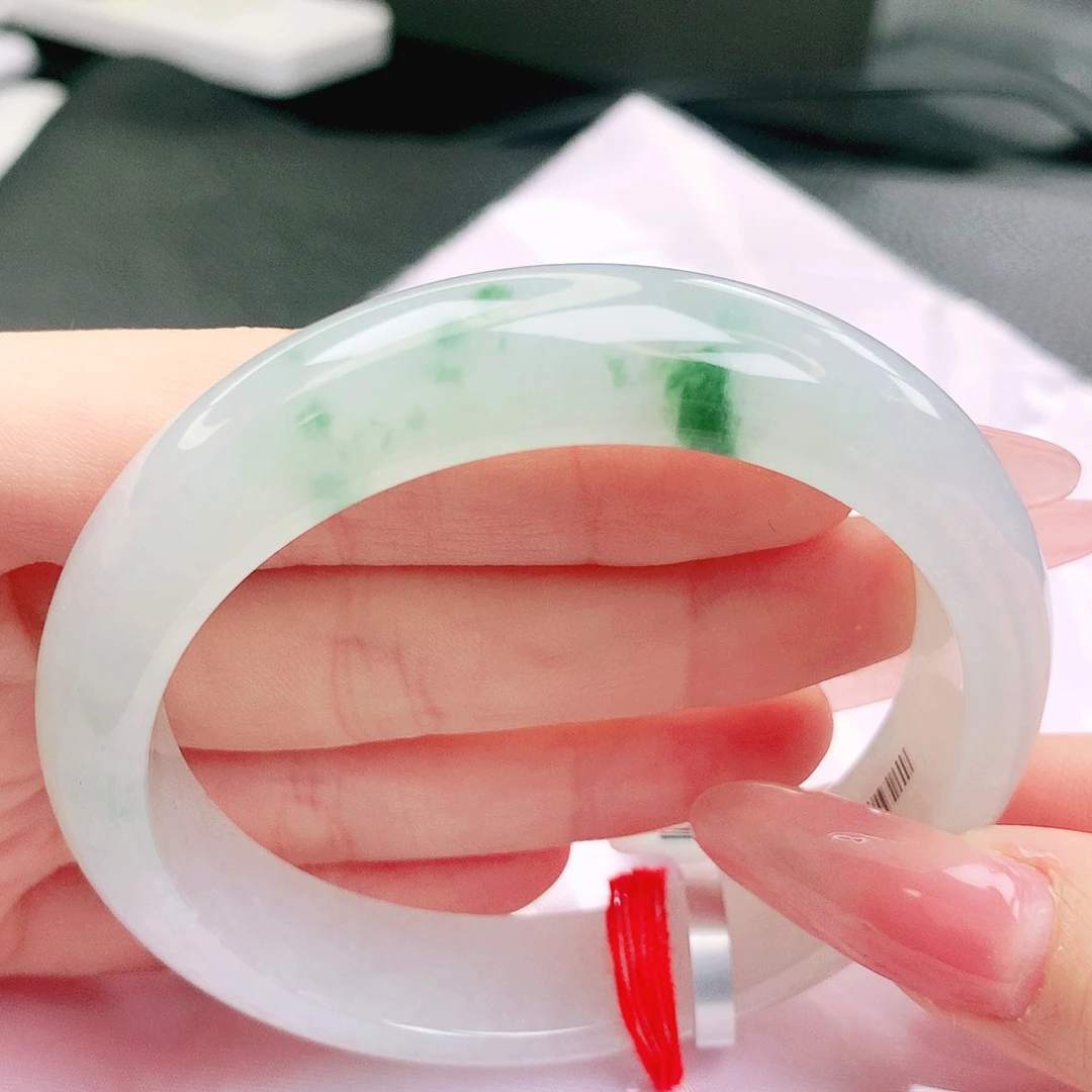 翡翠未镶嵌手镯缅甸天然a货翡翠