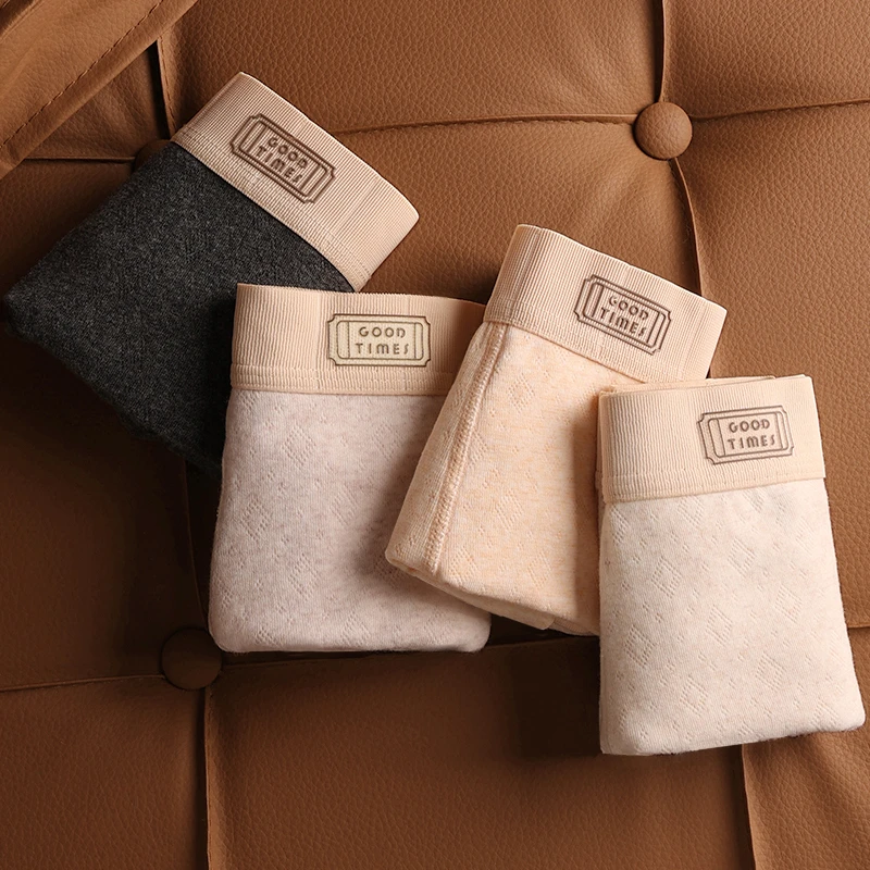 Tigana男士内裤男款舒适透气平角裤95%棉潮流四角裤学生运动短裤