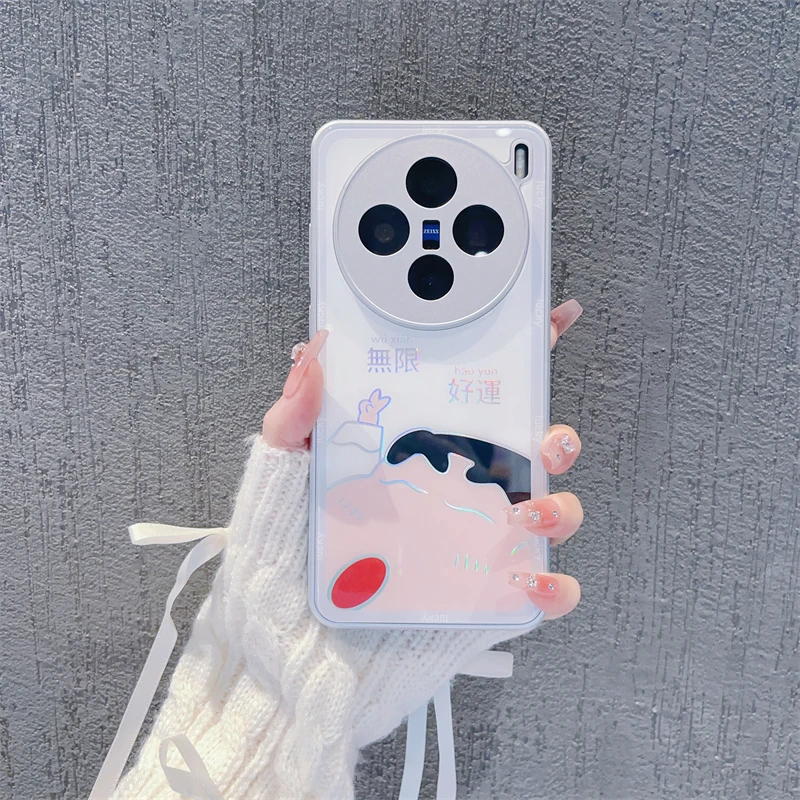 （vivoX系列）金属烫金玻璃壳适用200/100/90/80/70/60/50/30手机壳