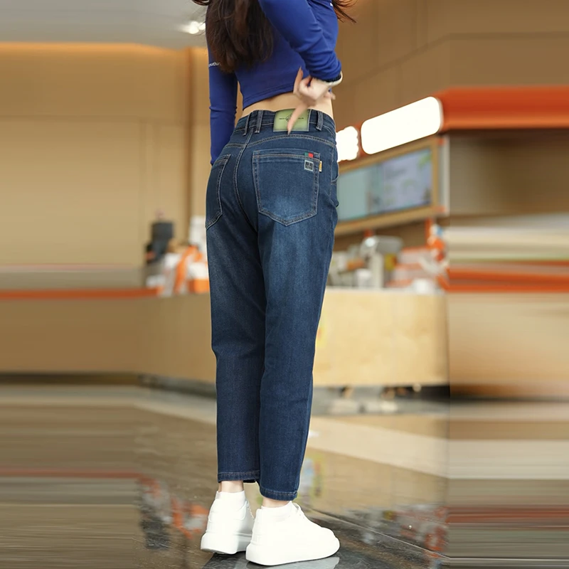 春款男士牛仔裤弹力直筒百搭长裤子