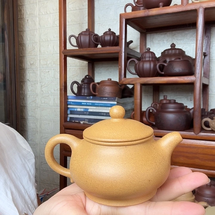 紫砂茶壶潘壶200cc精工半手工
