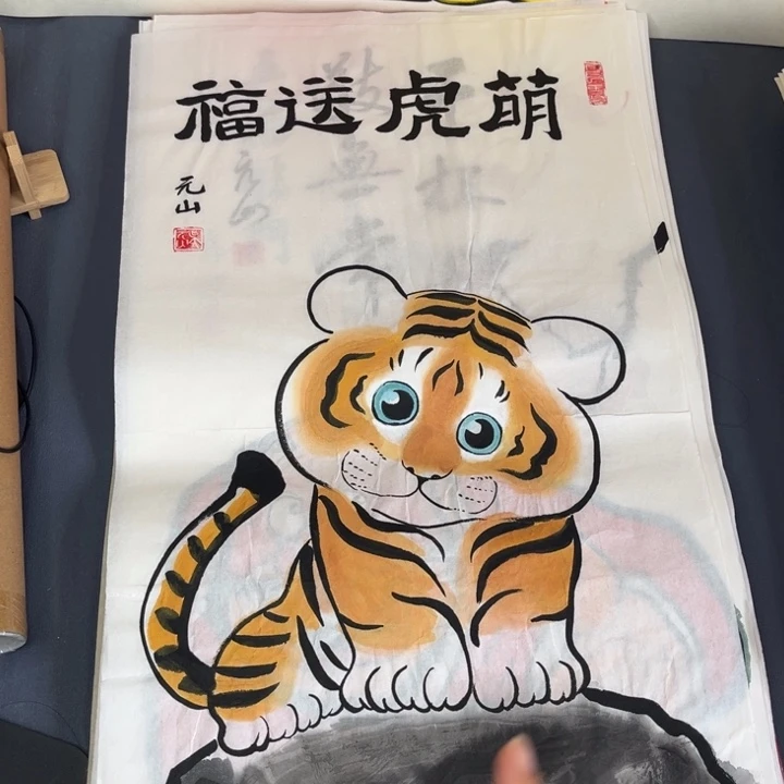 国画禅意画纯手绘作品
