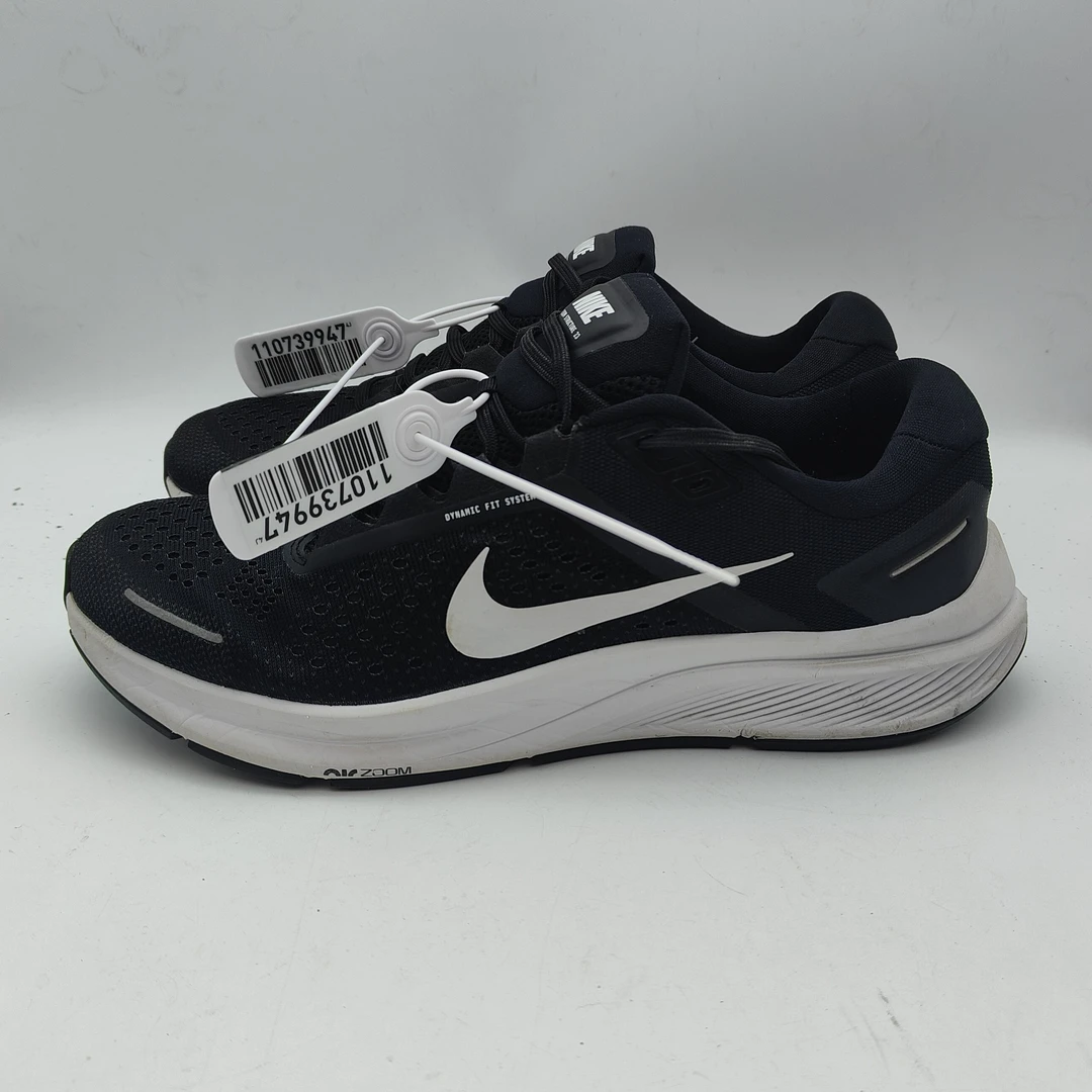 44码内长280二手/Nike Air Zoom Structure 23气垫耐磨运动跑鞋黑