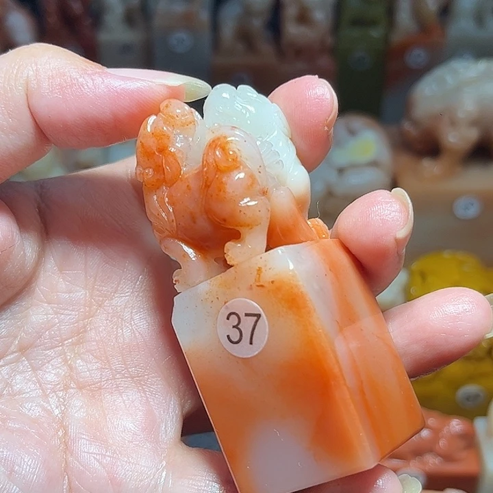 老挝石老挝保利石印章
