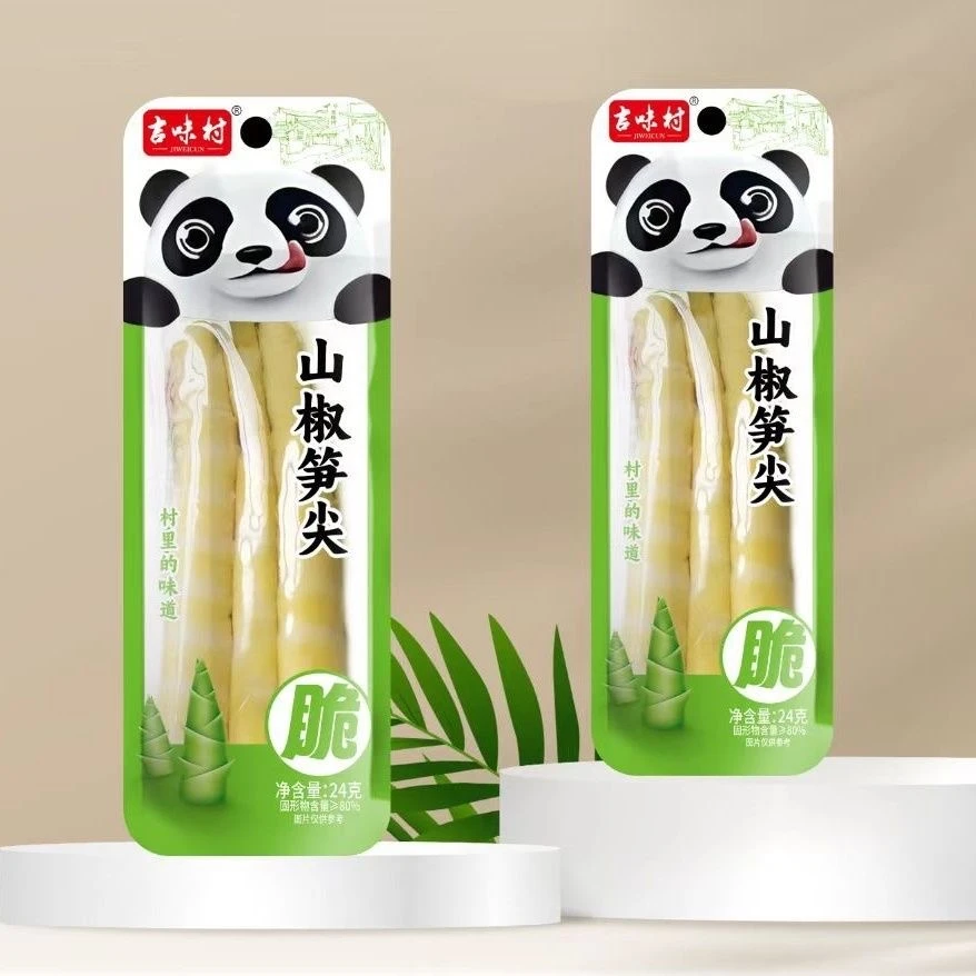 【只发新疆】吉味村山椒笋尖开袋即食泡椒笋尖解馋休闲酸辣零食