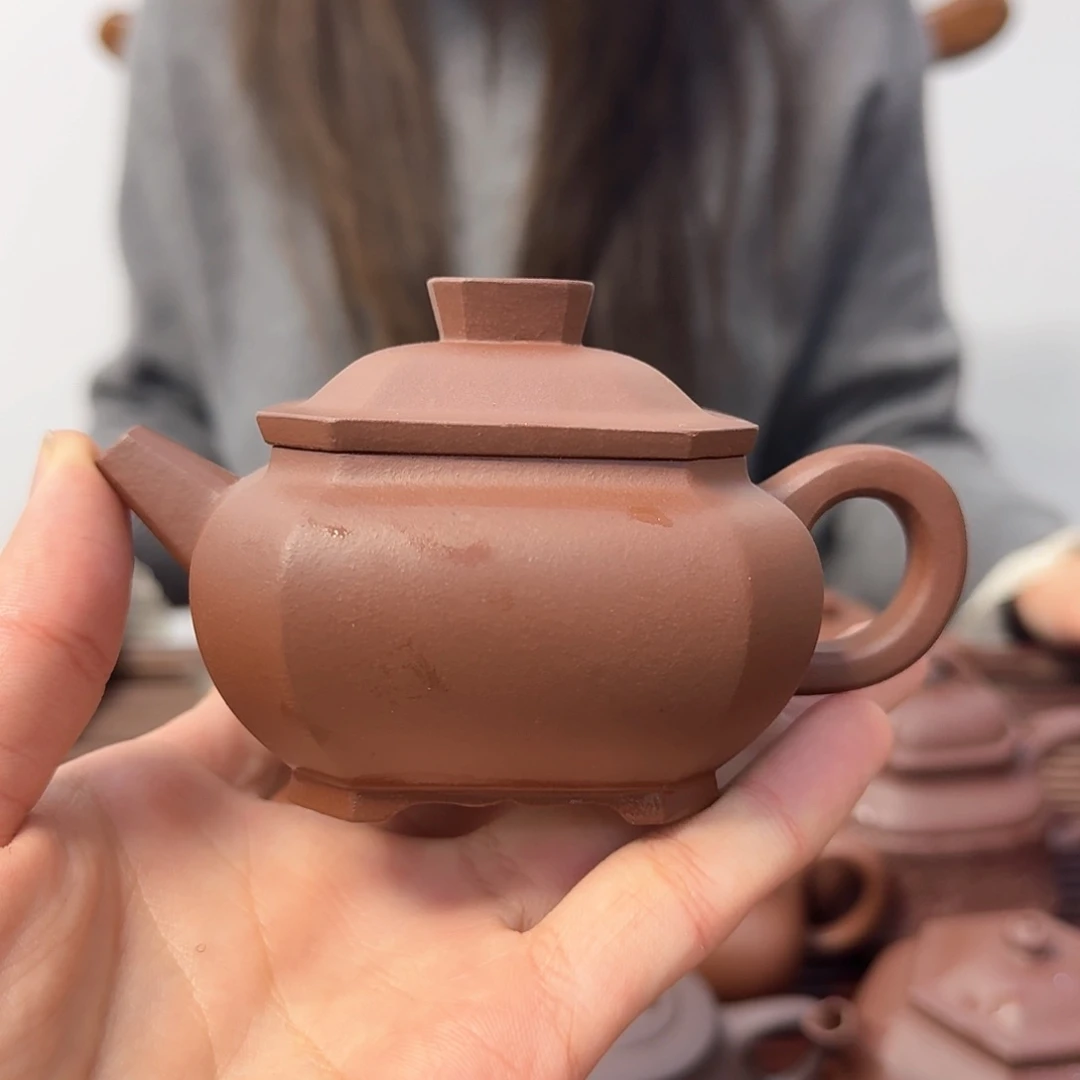 紫砂茶壶紫砂壶八方巨轮160cc左右