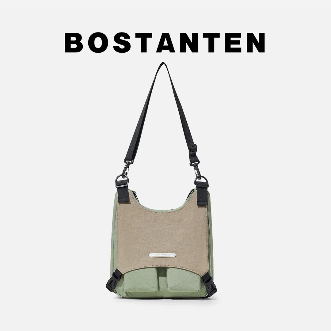 波斯丹顿机能户外双肩包多用单肩斜挎轻便登山包男ins潮牌背包女