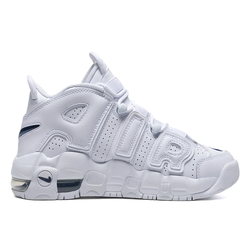 耐克女鞋皮蓬复古篮球鞋AirMoreUptempoGS中帮耐磨运动鞋青少年