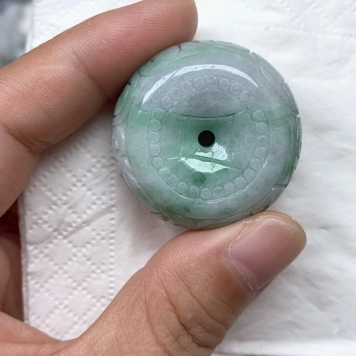 颈饰未镶嵌翡翠天然缅甸翡翠