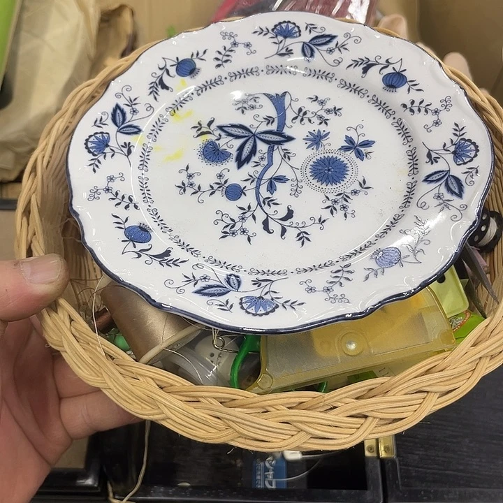 梅***芙摆件老讷精品盘子