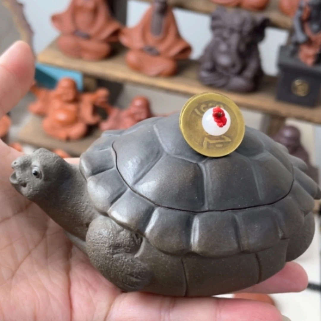 【闪购商品】紫砂茶宠紫砂乌龟壶