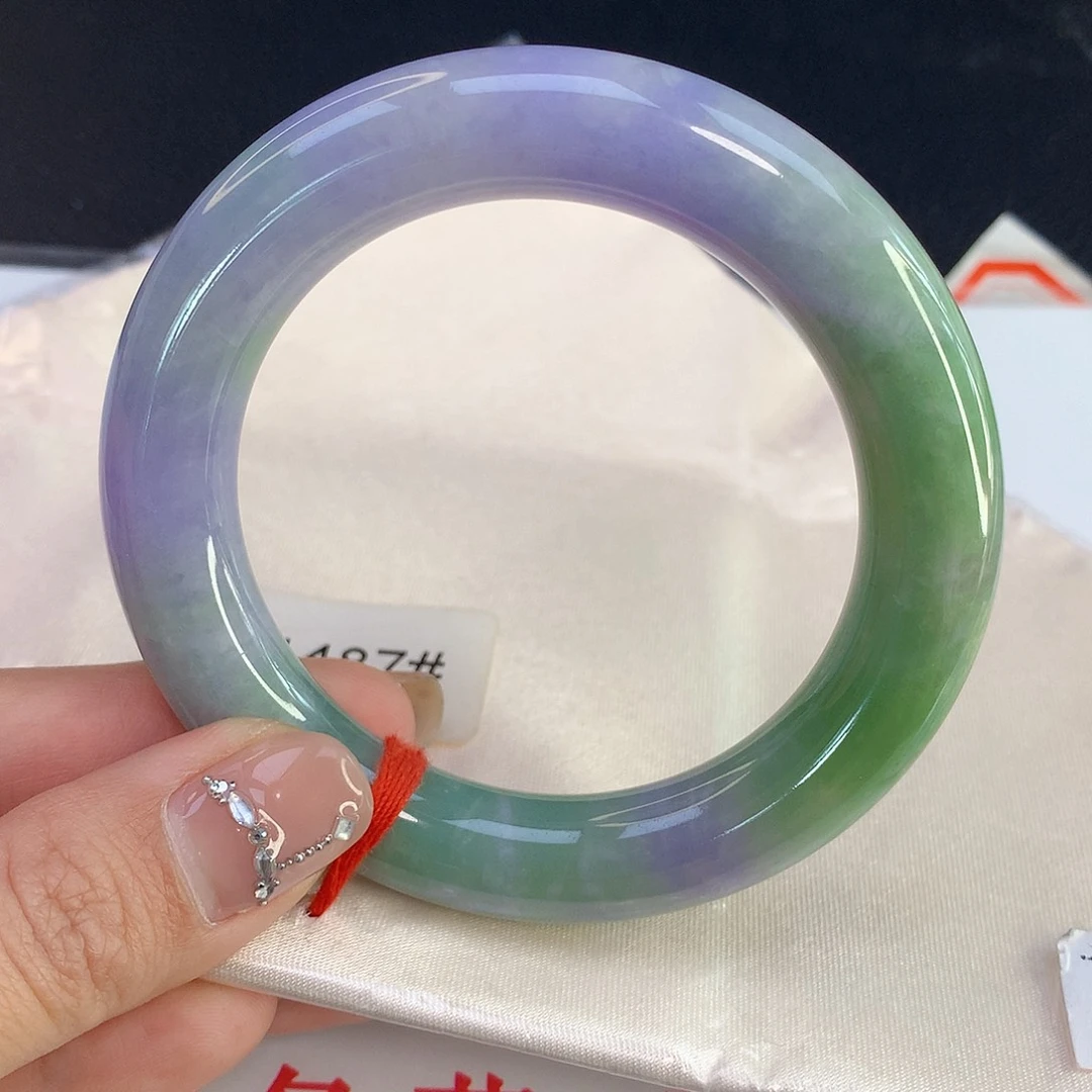 翡翠手镯未镶嵌天然A货翡翠487