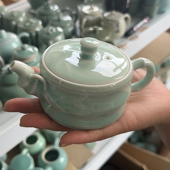 龙泉云间青瓷小米茶器