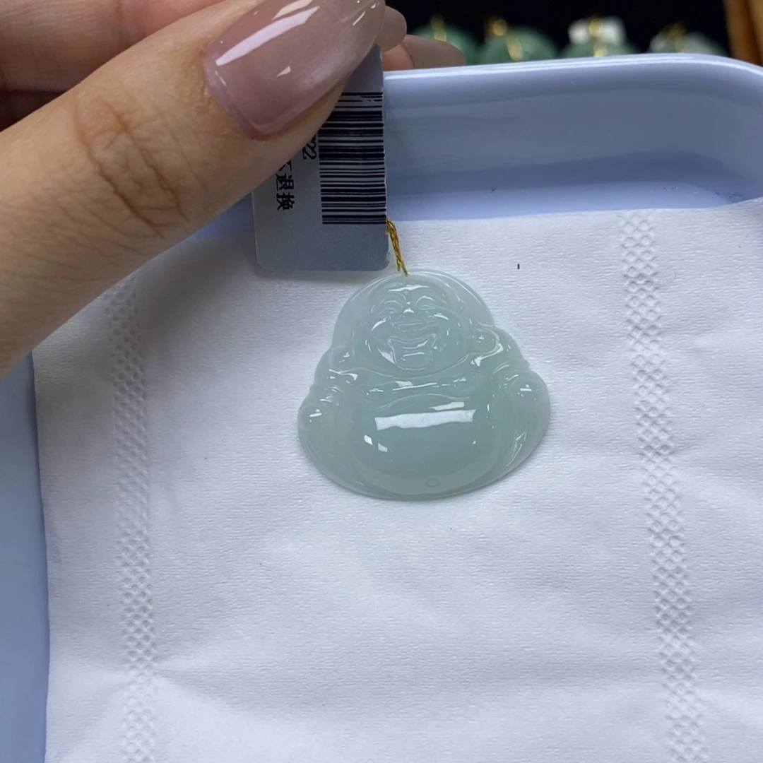 颈饰未镶嵌翡翠佛公