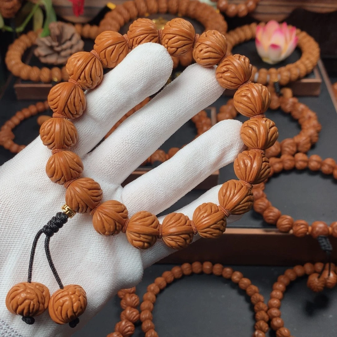 桃核吊坠17祥云手持