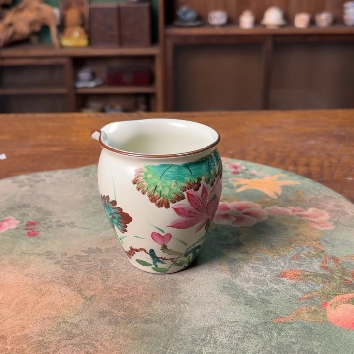 柴烧纯手工手绘陶瓷