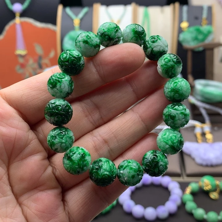 翡翠未镶嵌手链翡翠手链