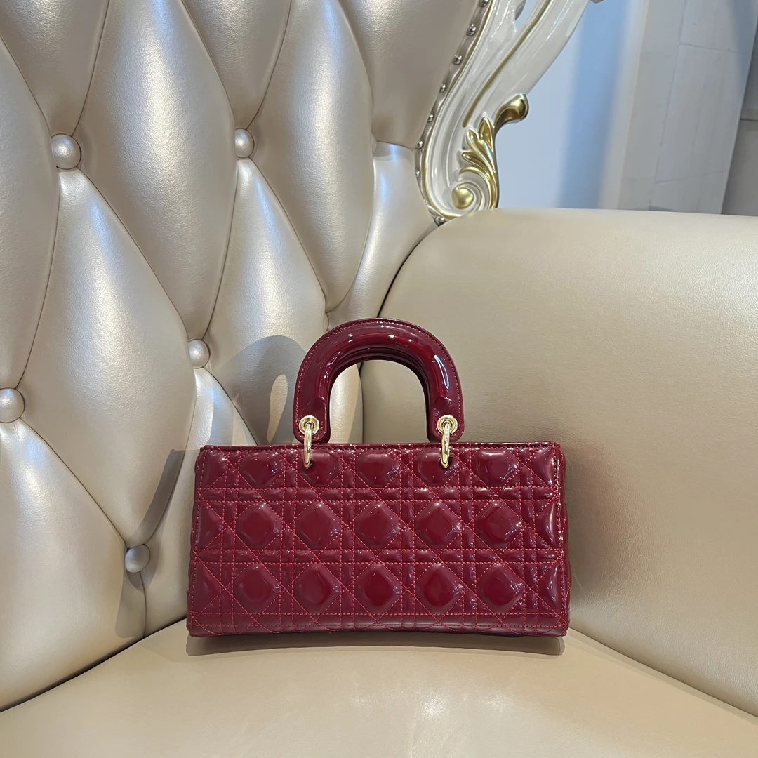 时尚轻奢手提斜挎女包MKT774酒红