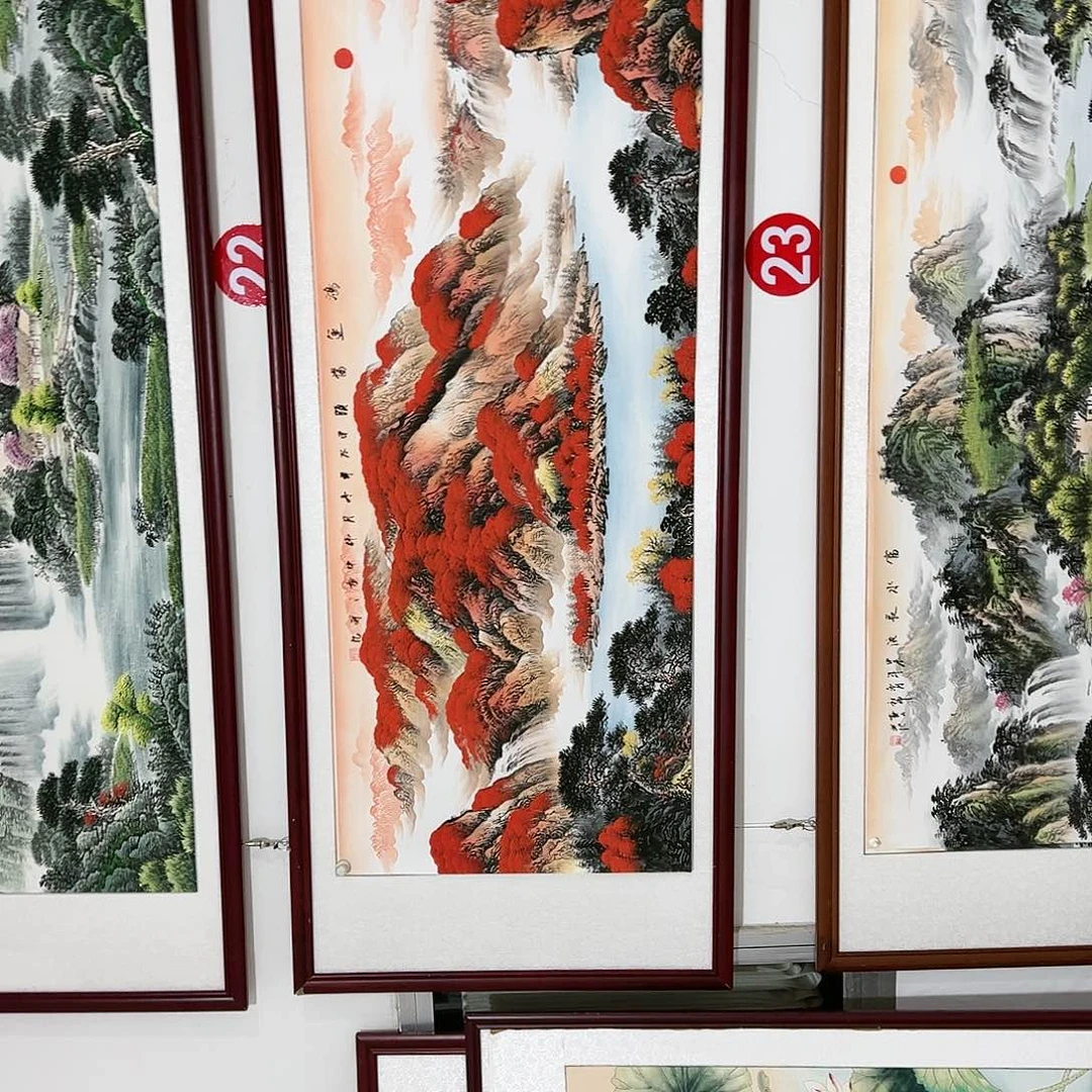 国画郭*安手绘作品质量不错