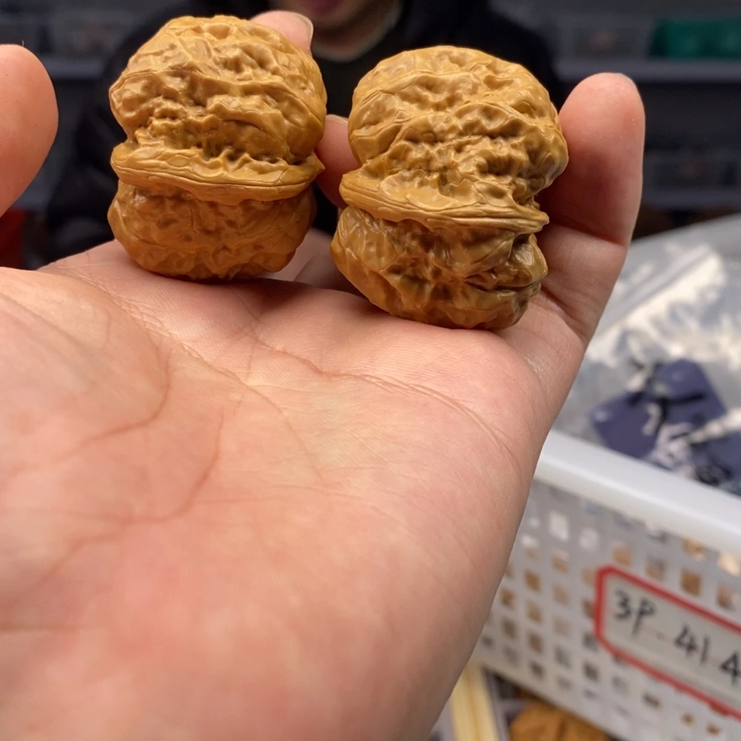 把件文玩核桃微修蛤蟆头39mm