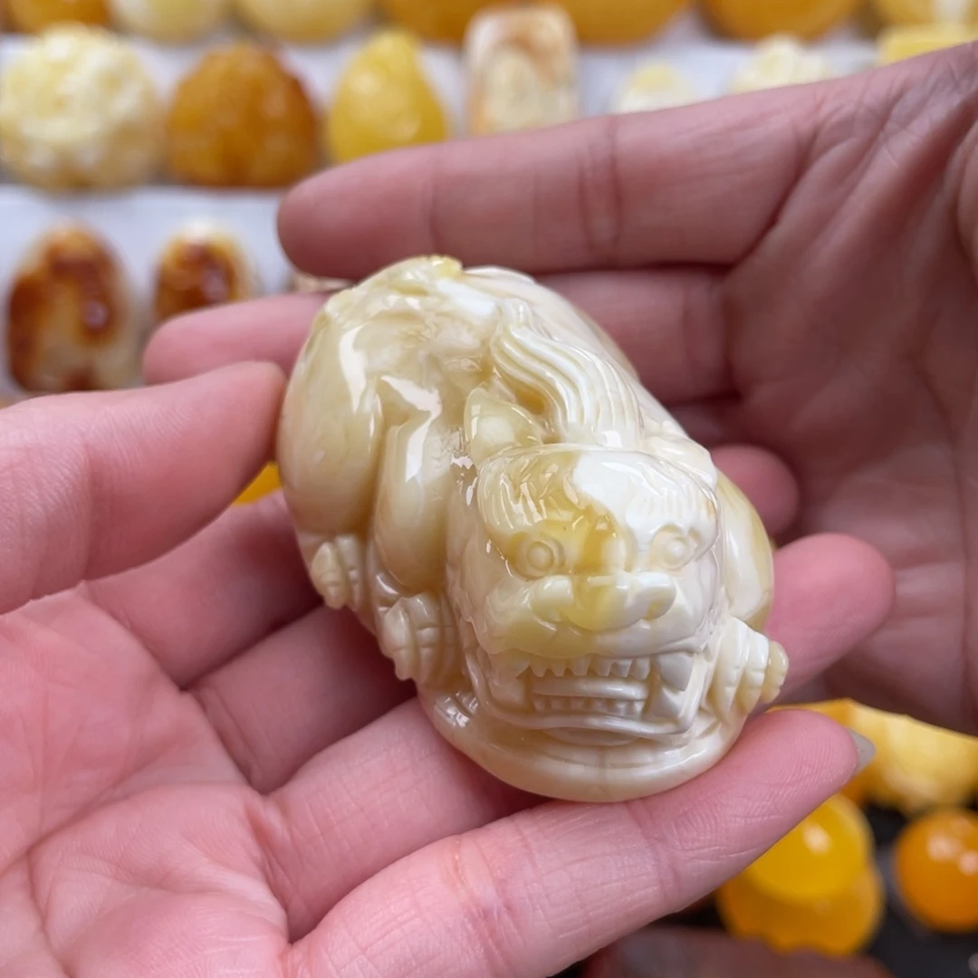 蜜蜡项链未镶嵌45.6克