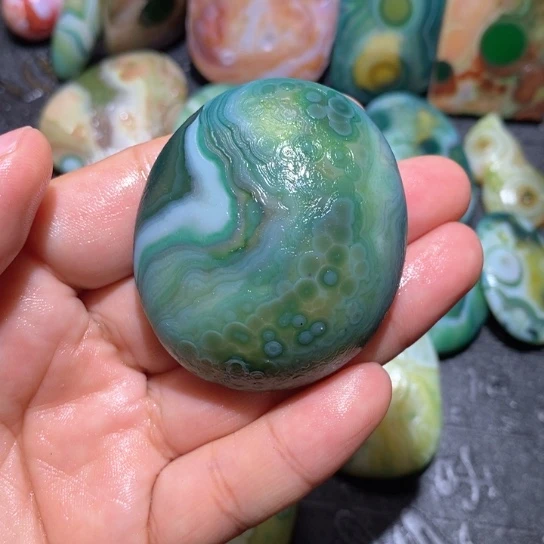 石英质玉珠宝半成品未镶嵌用****1