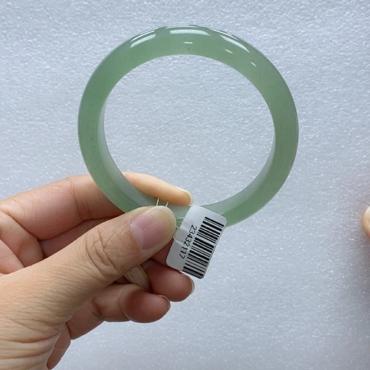 石英质玉未镶嵌手镯青青59-60