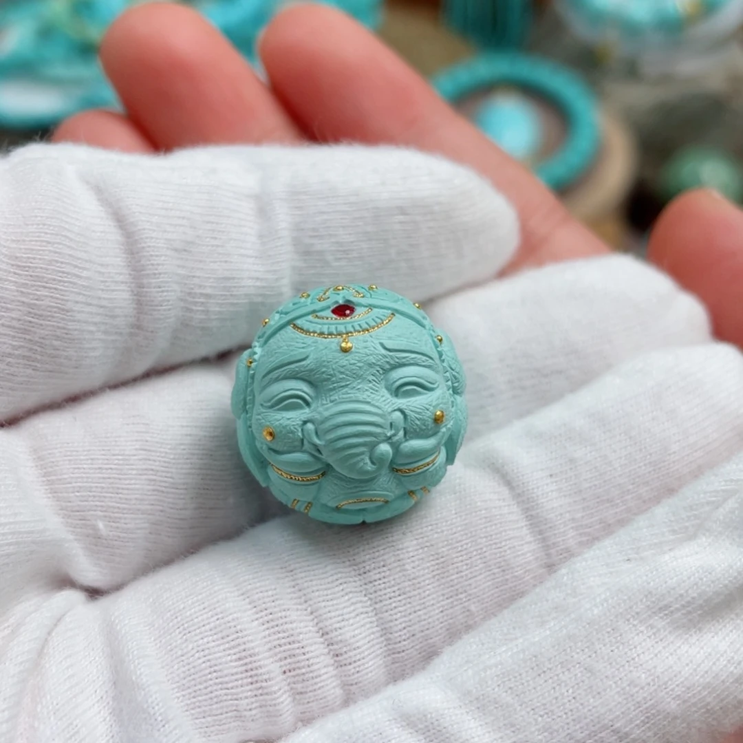 绿松石珠宝奇石未镶嵌